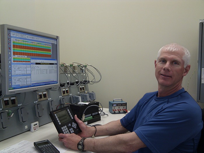 Paul O'Neill is a recent ASTTBC technology award recipient who works in the FortisBC Electricity Calibration Lab in Penticton.