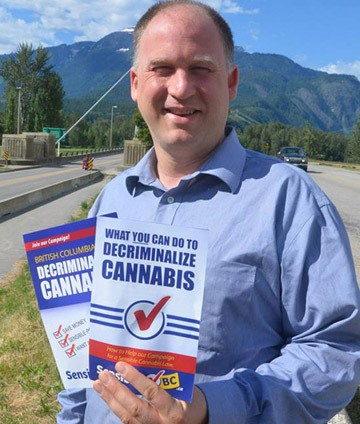Sensible BC organizer Dana Larsen claims his petition is a step to marijuana legalization