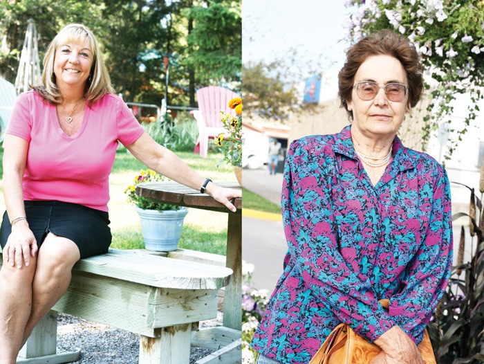 Judy Roggeman and Joyce Lang are Area F and G's Volunteers of the Year.