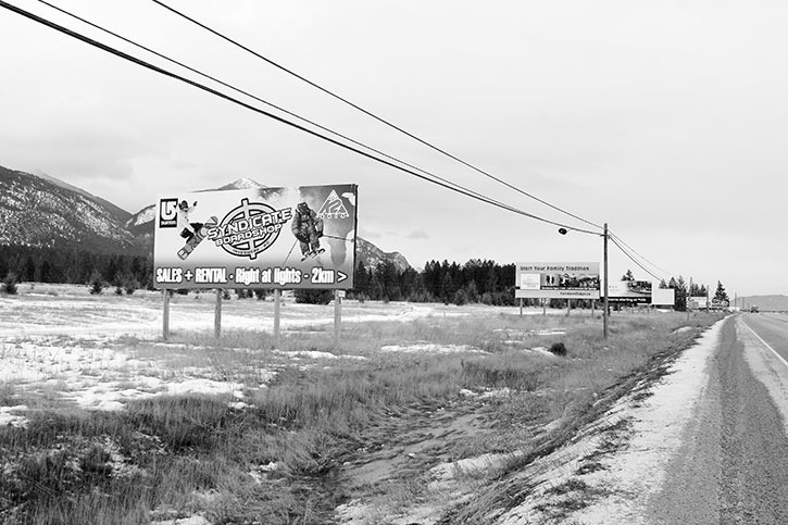 Calgary resident Sam Lawn questions why billboards are allowed along Highway 93/95 just north of Invermere.