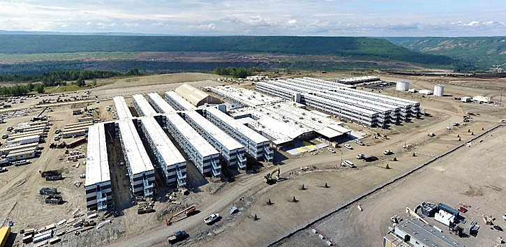 Work camp at Site C dam project is built for up to 2