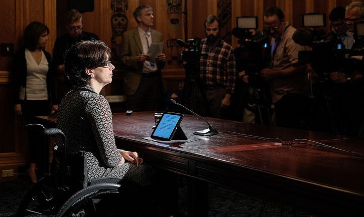 Children and Family Development Minister Stephanie Cadieux