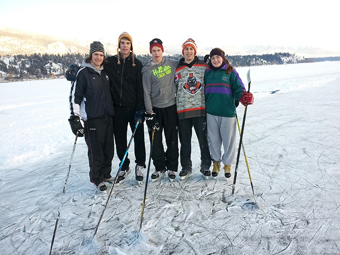 (L-R) Tryg Strand (BCHL) British Columbia Hockey Leaque