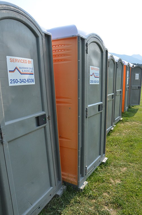 Portable facilities were put in place at James Chabot Provincial Park in mid-June because of a septic system issue with the park's restrooms that can't be fixed until early fall.