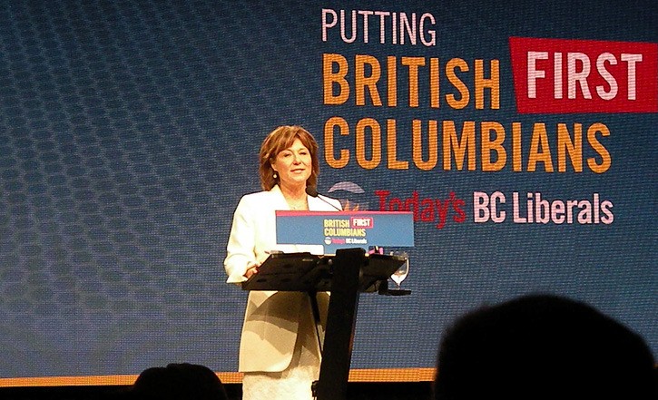 Premier Christy Clark speaks to BC Liberal convention in Vancouver