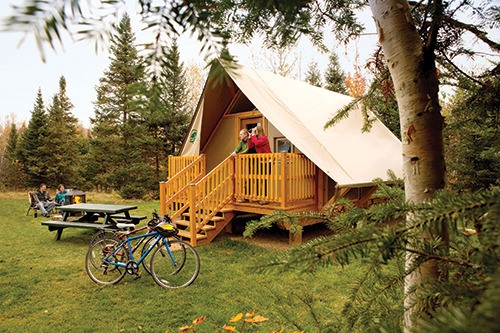 A new accomodation option called oTENTiks will be providing a more comfortable camping experience to visitors in Kootenay National Park this summer.