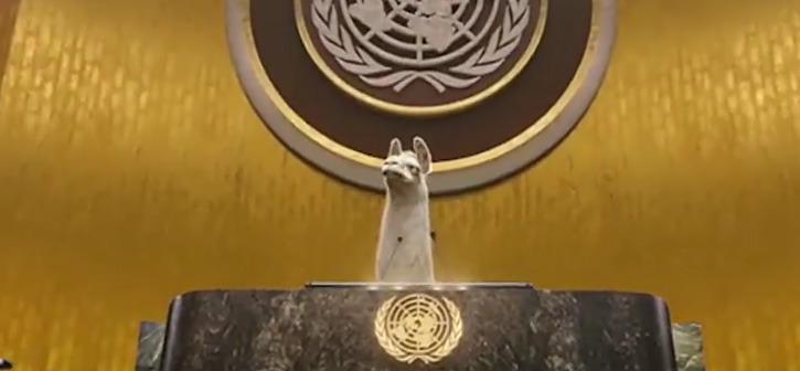 A United Nations commercial recently ran in theatres