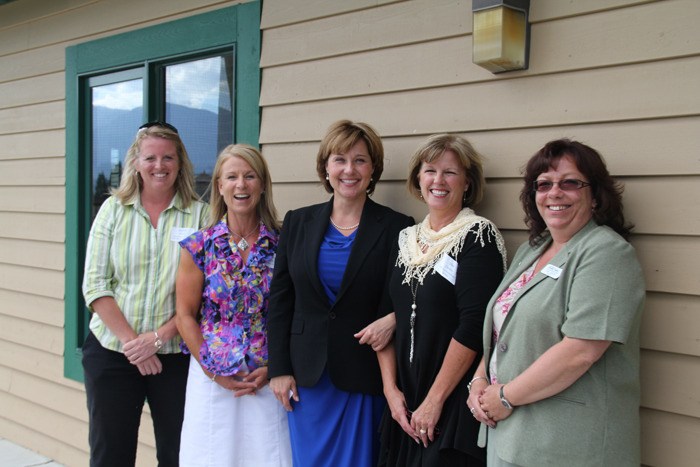 (l-r) Regional District of East Kootenay Electoral Area F Director Wendy Booth