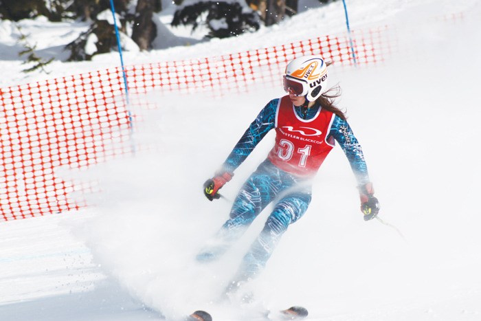 The David Thompson girls' ski team is celebrating a bronze finish at provincials.