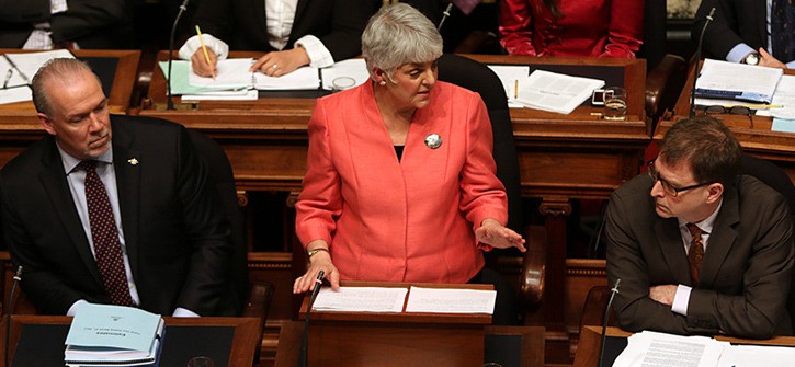 NDP finance critic Carole James responds to Tuesday's B.C. budget.