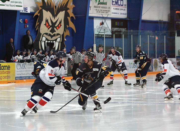 The Columbia Valley Rockies stepped up their performance against the 100 Mile House Wranglers on Sunday