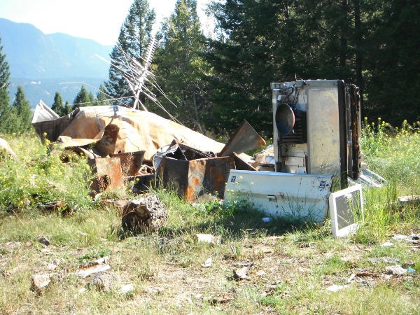 Squatters in the backcountry near Radium are causing significant environmental degradation.