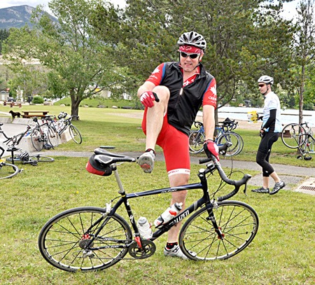 Bike riders and volunteers gathered at the first annual Branch Out Neurological Foundation's Branch Out Bike Tour. The event took participants on a beautiful 100 kilometre ride from Panorama Mountain Resort