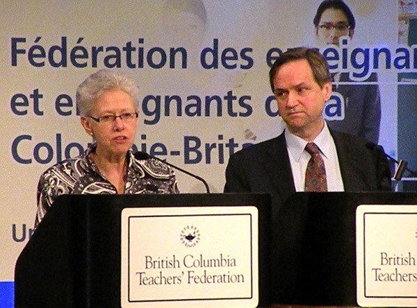 BCTF president Susan Lambert and Education Minister George Abbott have a rocky year ahead.