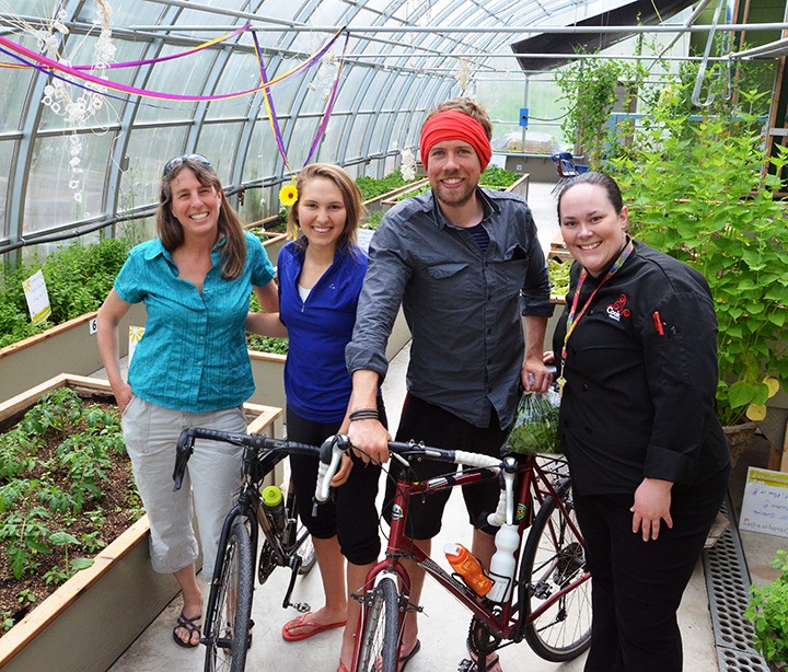 Greenhouse educator Ally Candy