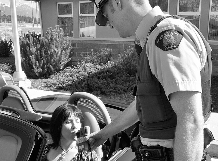 2010 — Const. Chris Ralph demonstrates how the new ASD