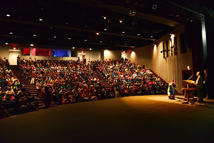 The schoolchildren presentation given by Jane Goodall in Cranbrook that was televised.