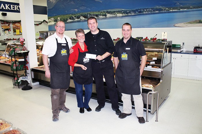 AG Valley Foods can claim a portion of the Invermere Whiteway as its own. The store donated $2