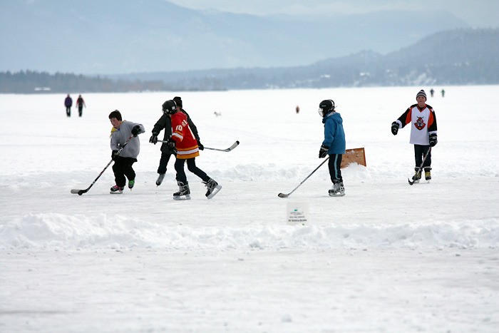 The Lake Windermere Whiteway has seen an explosion of use since the cold weather hit