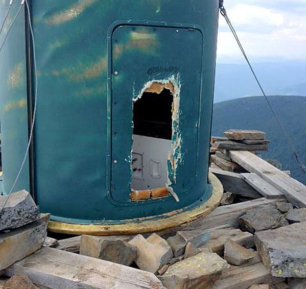 Radio repeater station near Creston destroyed by vandalism during the B.C. Day long weekend.