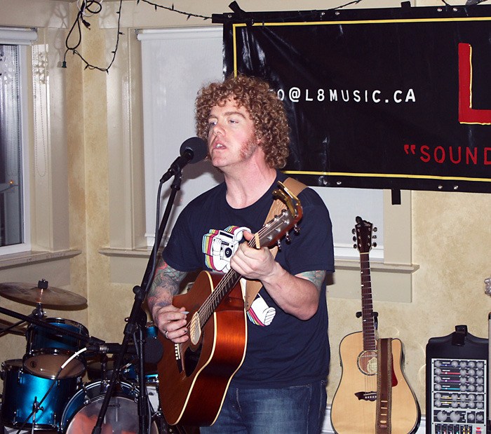 Steve O'Shaughnessy was one of several performers who entertained those that attended the 11th annual Food Bank Benefit Concert at Lakeside Pub on Sunday