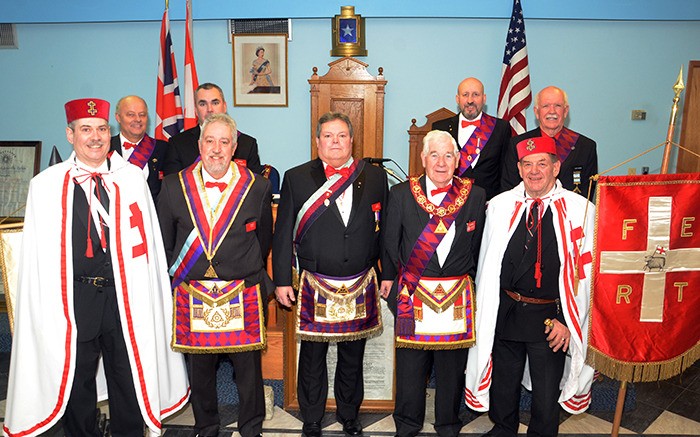 Among the local freemasons at Invermere's Masonic Lodge (located above the Lambert-Kipp Pharmacy)