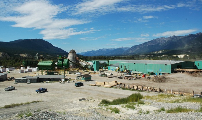 The Radium sawmill closed in May of 2009.