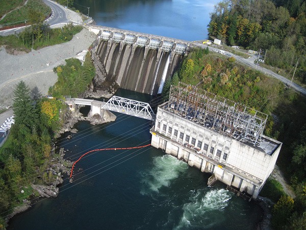 The 80-year-old Ruskin dam and powerhouse is getting an upgrade expected to cost up to $850 million. B.C.'s auditor general has criticized BC Hydro for deferring debt for projects such as the Fraser Valley dam