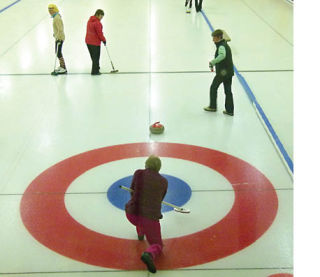 The Christine DuBois rink captured first place in the Ladies' Fiesta Bonspiel held at the Invermere Curling Centre February 4-6. Pictured are (l to r) lead Samantha Stokell