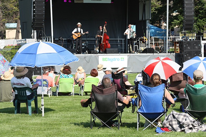 Festival-goers enjoy Vancouver band Maria in the Shower at last year's inaugural festival. The 2nd annual Steamboat Mountain Music Festival takes place on Sunday