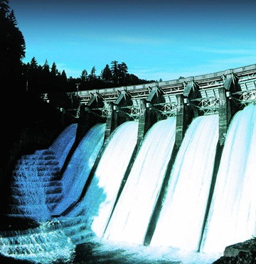 Ruskin dam in the Fraser Valley was built more than 80 years ago