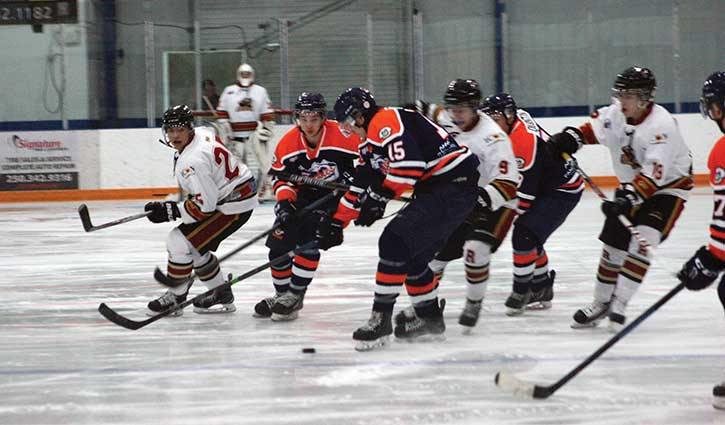 Following their win against Castlegar the night before