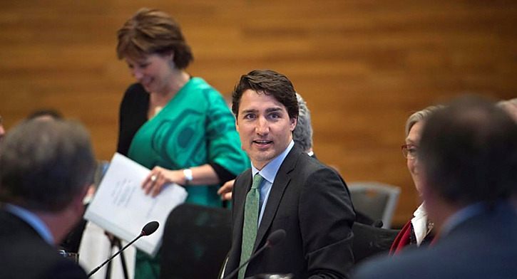 Premier Christy Clark and Prime Minister Justin Trudeau attend first ministers' meeting in Vancouver last week.