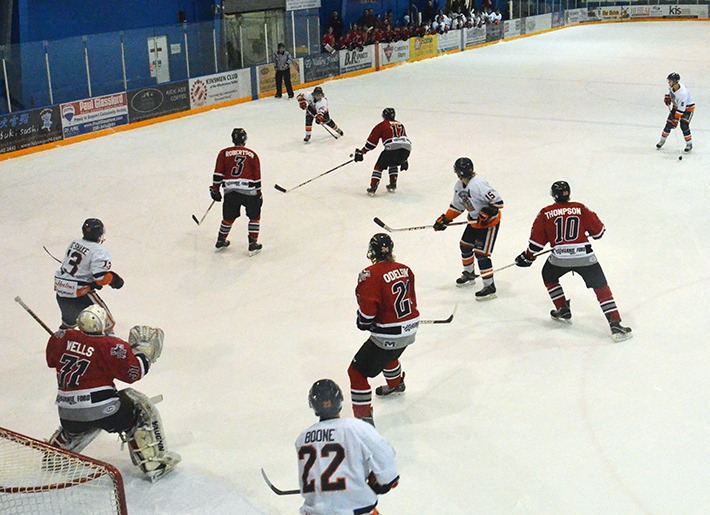The Fernie Ghostriders were at the Eddie Mountain Memorial Arena on Tuesday