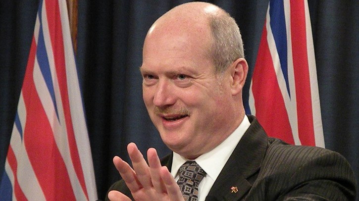 Finance Minister Mike de Jong