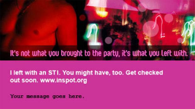 One of the e-cards that users of inSPOT can send anonymously.