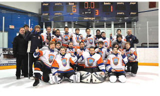 The Bantam Boys Rockies of the Windermere Valley Minor Hockey Association came out on top after a weekend tournament in Invermere. The team won the championship in front of a happy hometown crowd. For more pictures go to page 31. Darryl Crane/ echo photos