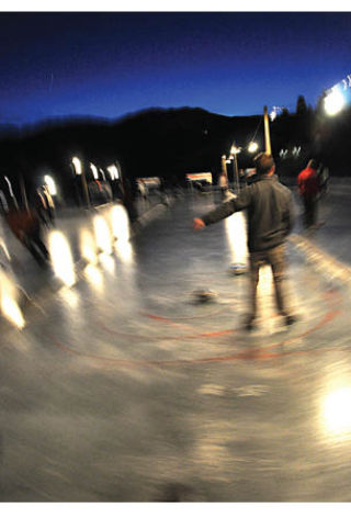 Drop by the lake this weekend for some outdoor curling at the Bonspiel on the Lake event happening January 21 to January 23. Darryl Crane/Echo Photo