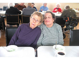 A delicious soup and dessert luncheon was served and enjoyed by friends at the Invermere Seniors' Hall on January 13. Madison Samuel-Barclay/Echo Photo