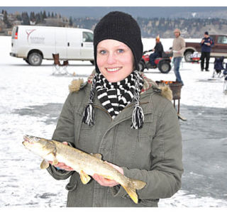 2010's Kinsmen fishing derby brought everyone together on the ice for a love of fishing and fun. Darryl Crane/Echo Photo