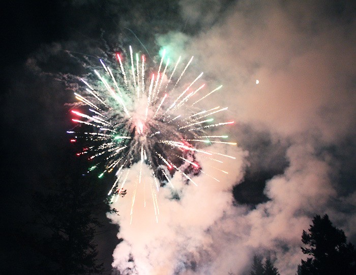 Fireworks over Radium