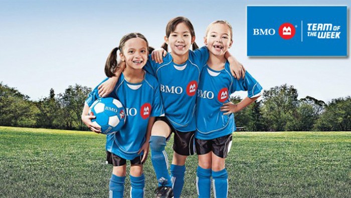 BMO Team of the Week offers community youth soccer teams the chance to win $125