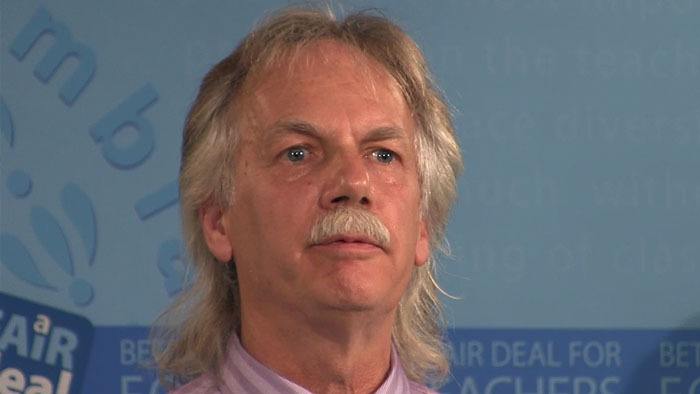 B.C. Teachers' Federation president Jim Iker