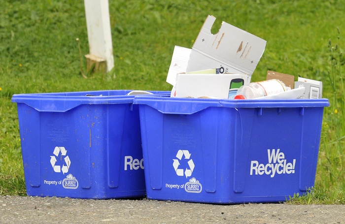 Newsprint will still be collected in blue boxes even though there's no deal between the newspaper industry in B.C. and Multi-Material BC on how a new recycling system coming next year will be funded.