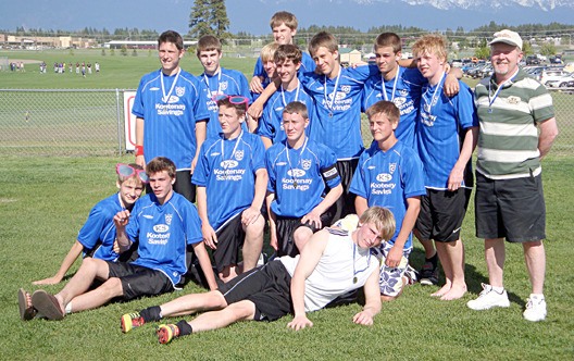 U17 Boys soccer team silver medalists.
