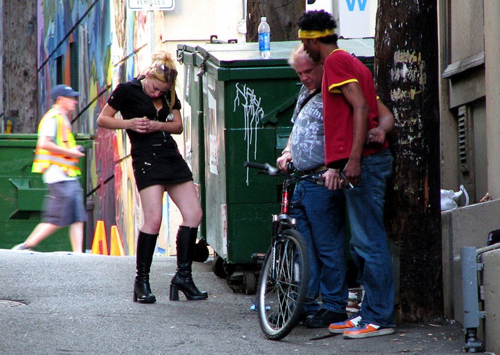 Downtown Eastside alley in Vancouver