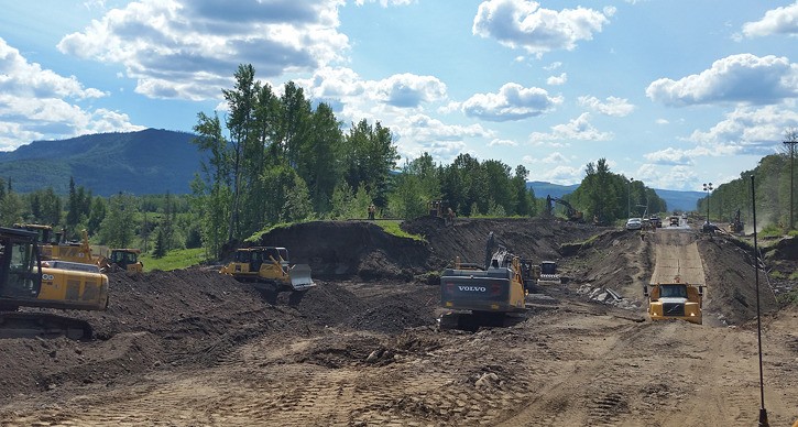 Repair work continues at Commotion Creek