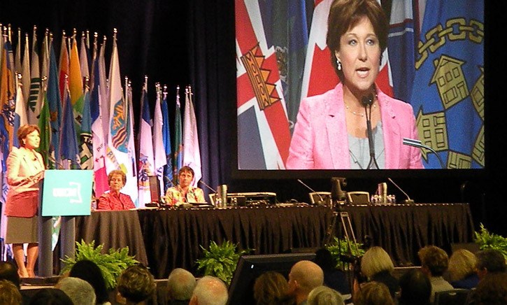 Premier Christy Clark speech closes each Union of B.C. Municipalities convention. The next one is in Vancouver Sept. 21-25.