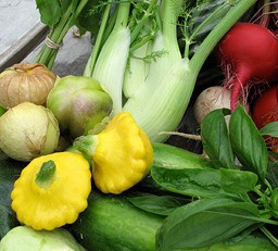 A selection of valley-grown veggies.