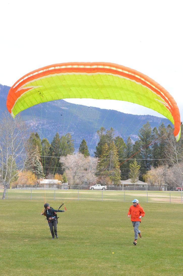 After trying out tandem paragliding